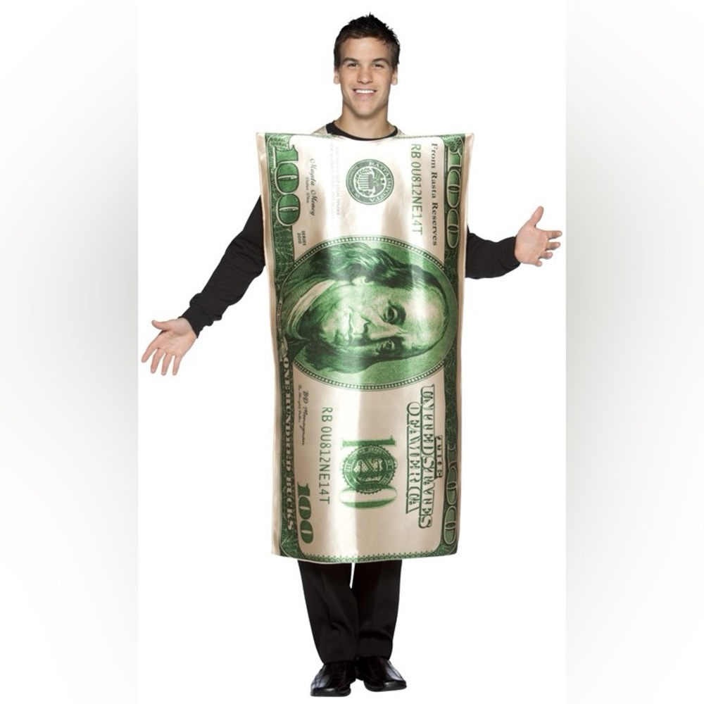 Adult $100 Bill Money Costume